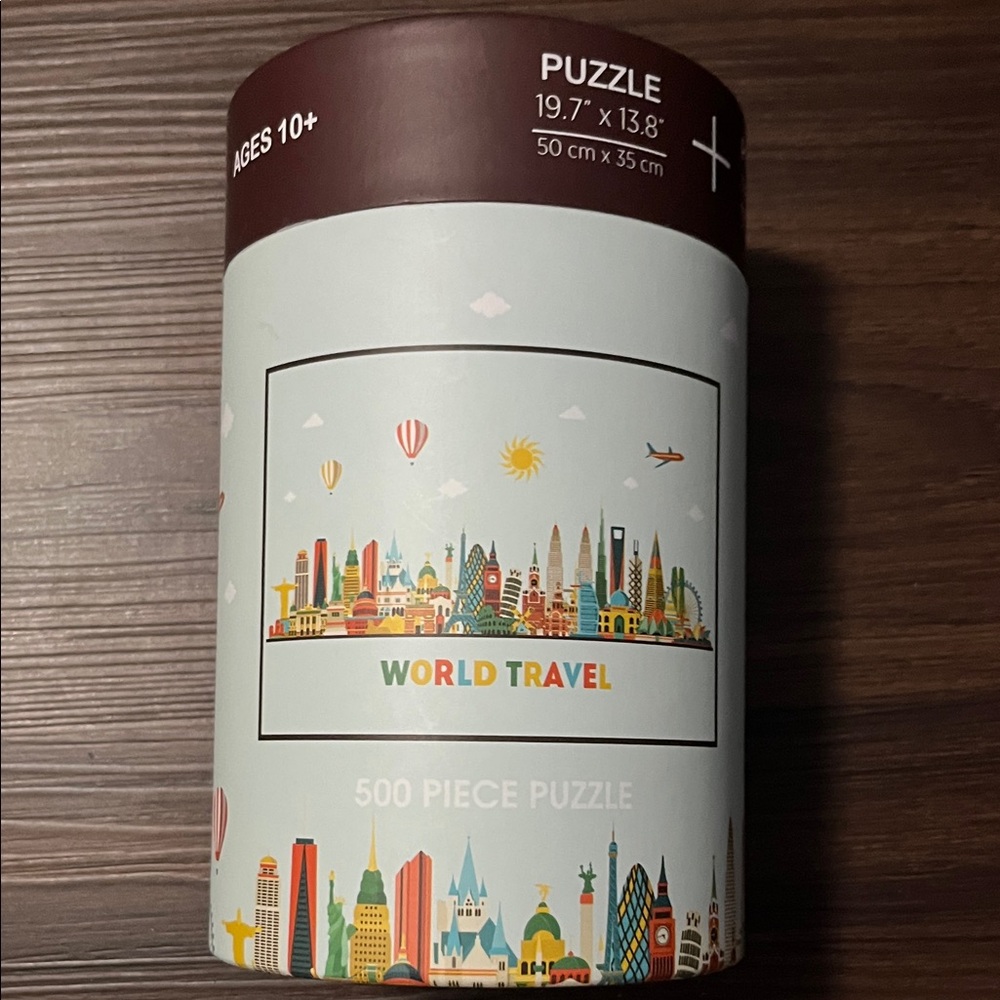 World Travel 500 Piece Puzzle